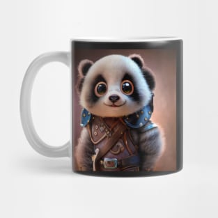 Adorable baby panda adventurer Mug